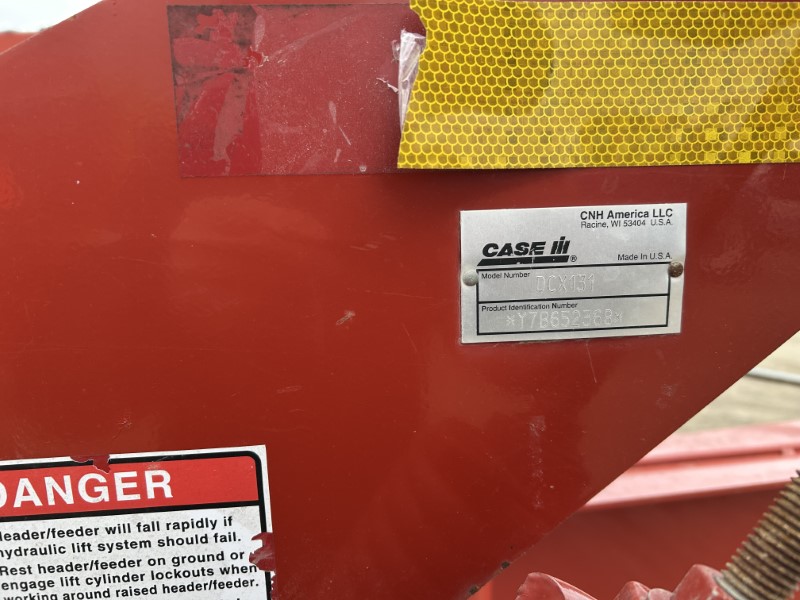 2008 CASE IH DCX131 MOWER CONDITIONER