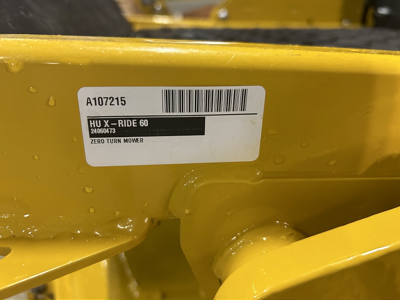 2025 HUSTLER X-RIDE 60 INCH COMMERCIAL ZERO TURN MOWER