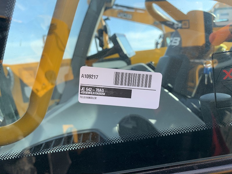2025 JCB 542-70 SERIES III AGRI SUPER TELEHANDLER
