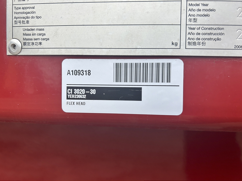 2015 CASE IH 3020-30 FLEX HEAD WITH CART