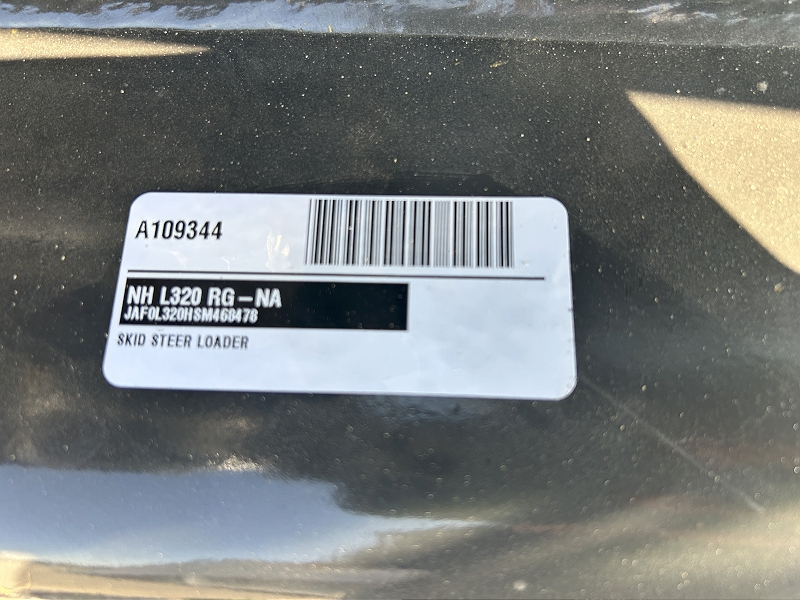2025 NEW HOLLAND L320 SKID STEER LOADER
