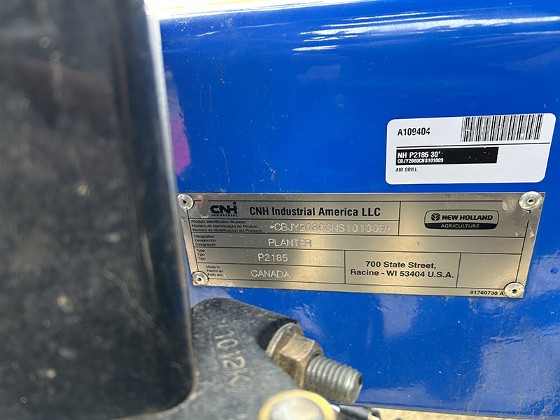 2022 NEW HOLLAND P2185-30 AIR DRILL