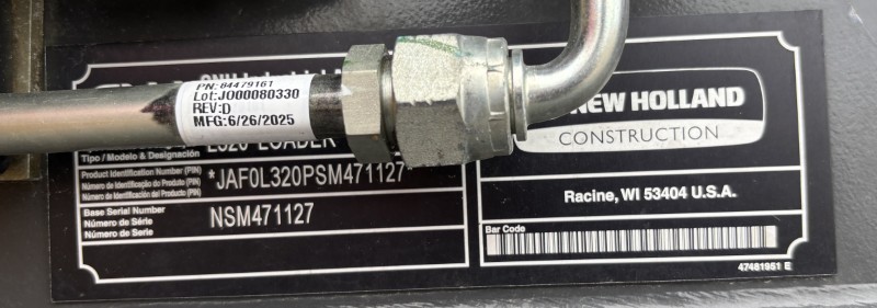 2026 NEW HOLLAND L320 SKID STEER LOADER