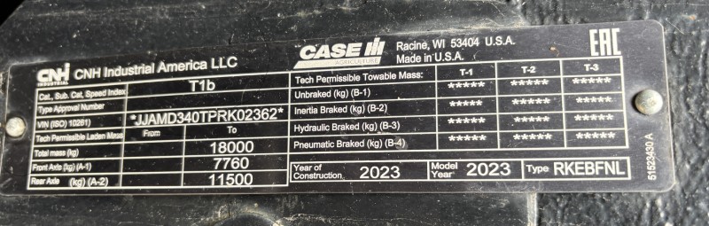 2023 CASE IH MAGNUM 340 AFS TRACTOR