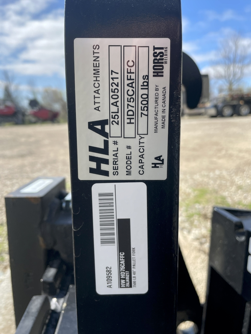 2025 HORST HD75CAFFC PALLET FORKS
