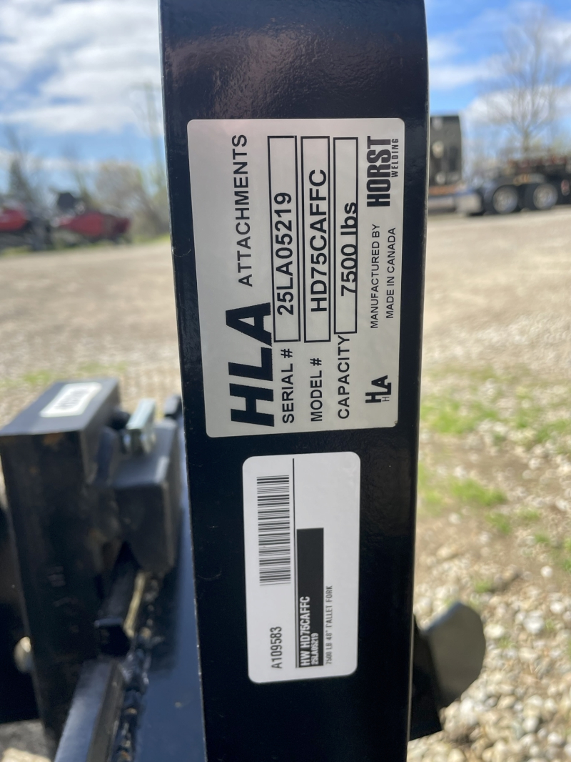 2025 HORST HD75CAFFC PALLET FORKS