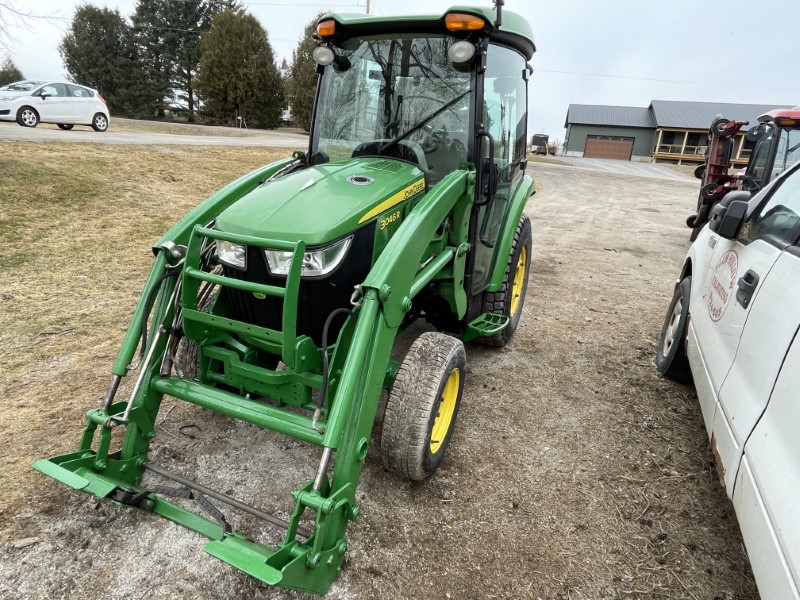 2018 JOHN DEERE 3046R TRACTOR WITH CAB & LOADER