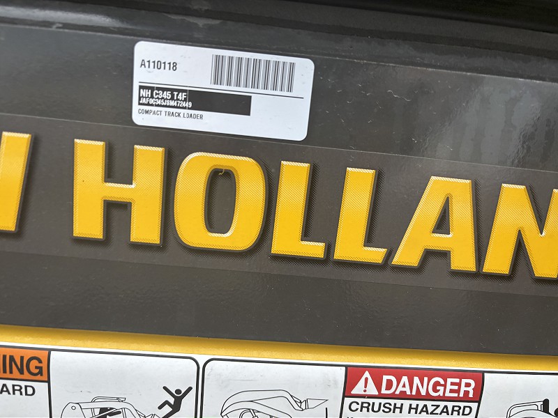 2026 NEW HOLLAND C345 COMPACT TRACK LOADER