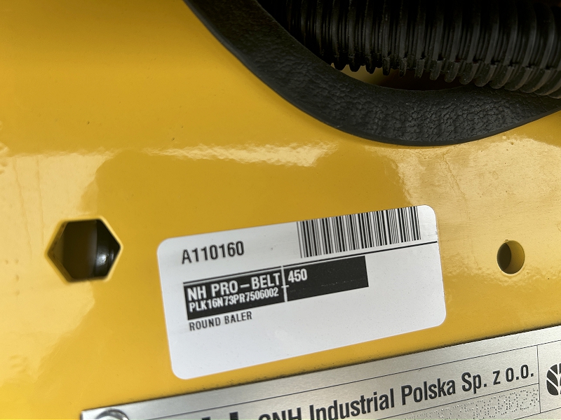 2025 NEW HOLLAND PRO-BELT 450 ROUND BALER