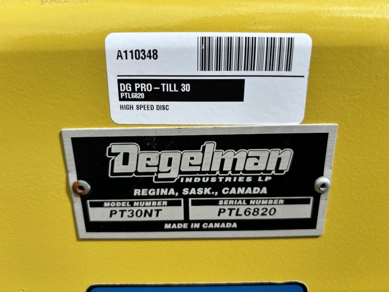 2025 DEGELMAN PRO-TILL 30 FOOT HIGH-SPEED DISC
