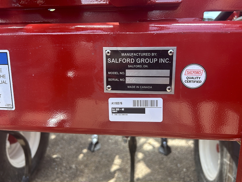 2025 SALFORD 550-40 S-TINE FIELD CULTIVATOR