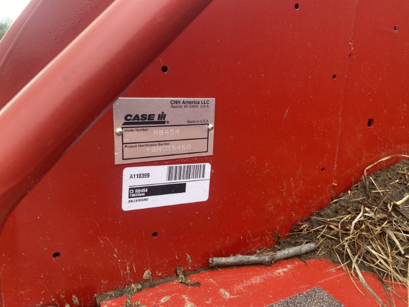 2008 CASE IH RB454 ROUND BALER
