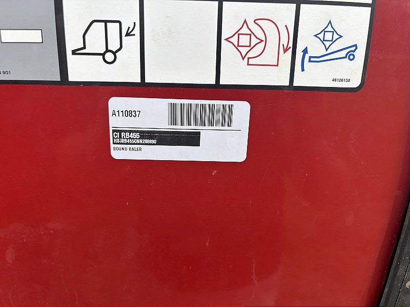 2022 CASE IH ROLLBELT455 ROUND BALER