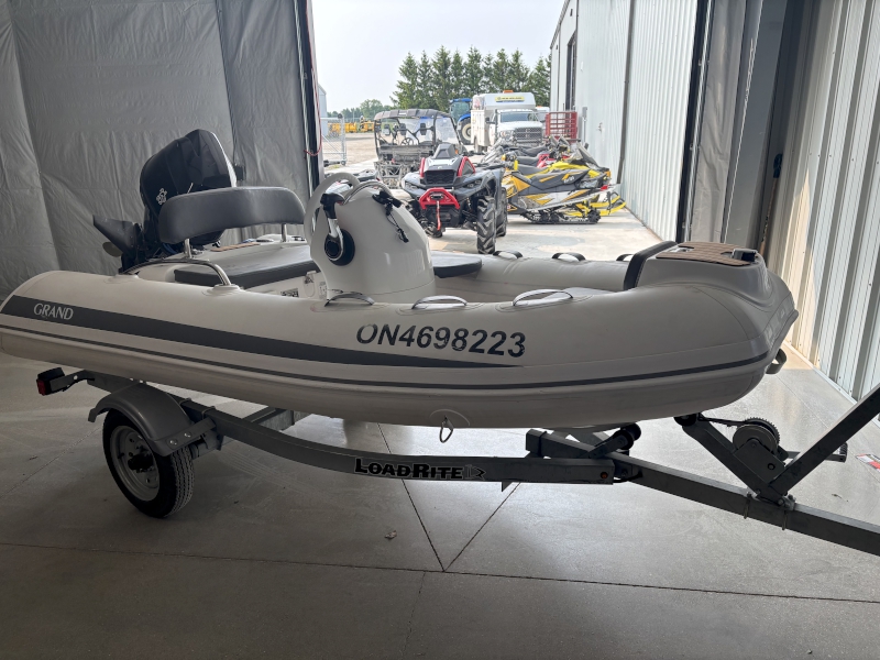 2015 GRAND G340 INFLATABLE BOAT WITH TRAILER