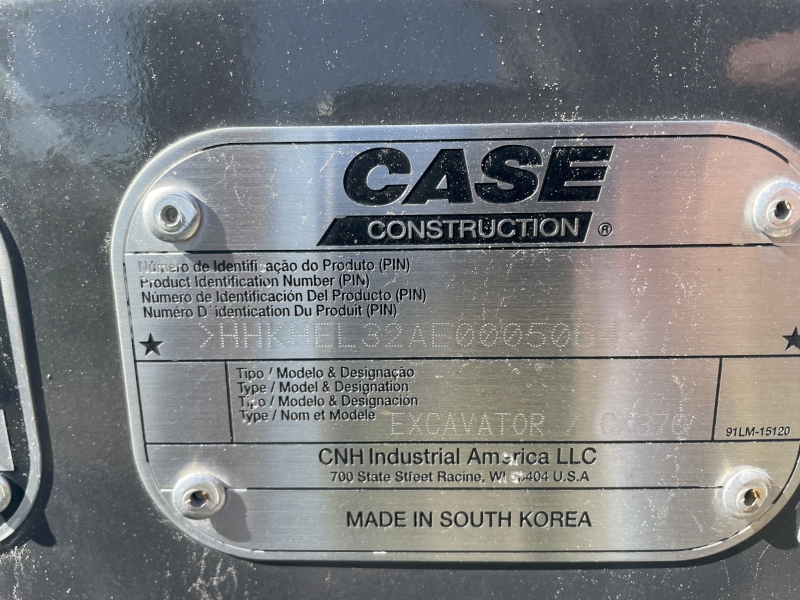 2024 CASE CX37C MINI EXCAVATOR