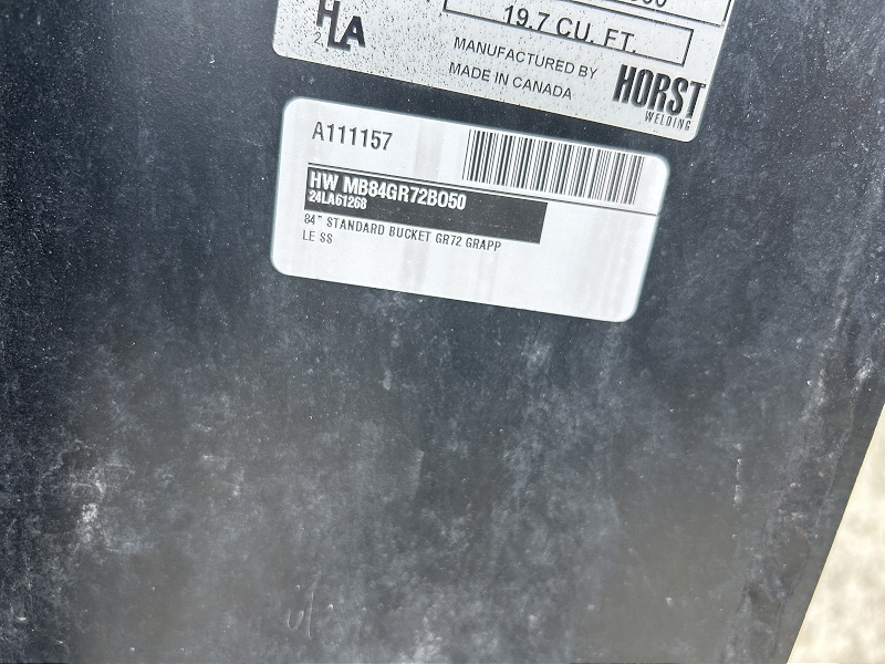 2024 HORST MB84GR72BO500 GRAPPLE BUCKET