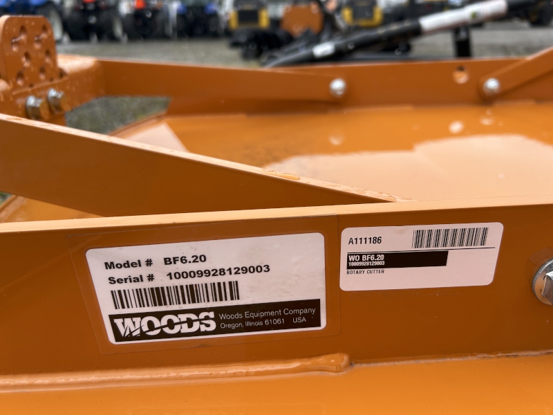 2025 WOODS BF6.20 BRUSHFIGHTER ROTARY CUTTER