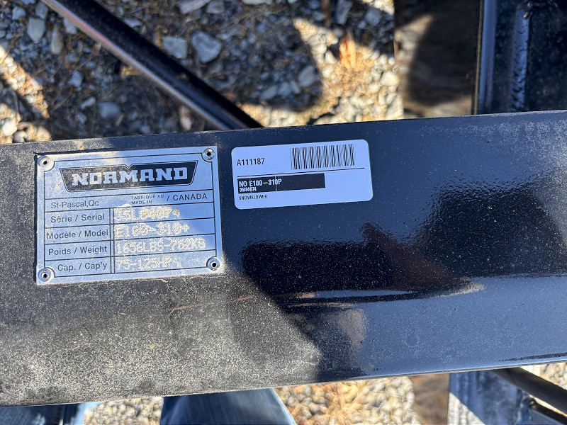 2025 NORMAND ECONOR E100-310PLUS SNOWBLOWER