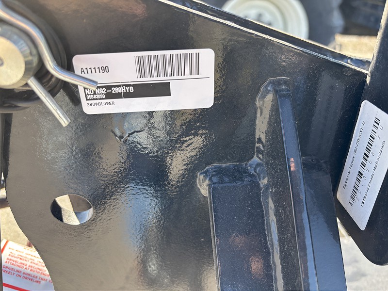 2025 NORMAND N92-280HYB SNOW BLOWER