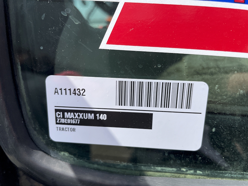 2007 CASE IH MAXXUM 140 PRO TRACTOR WITH LOADER