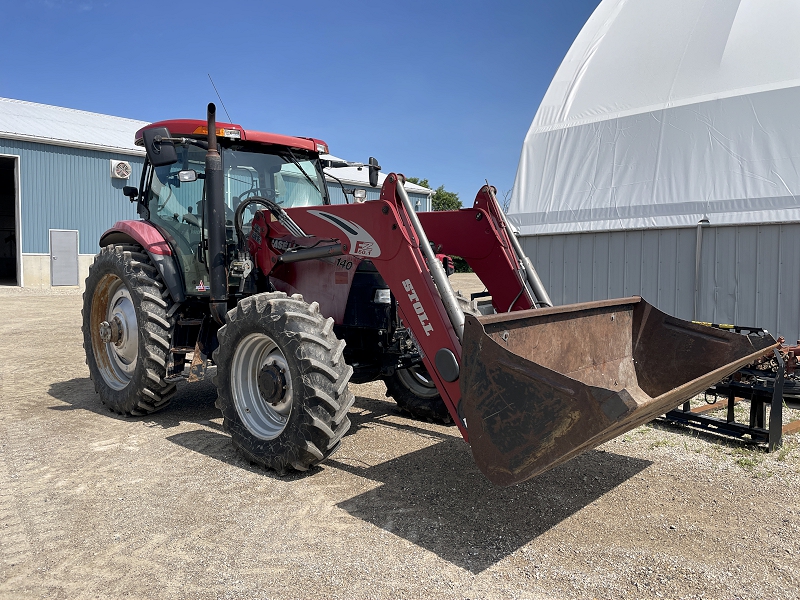 2007 CASE IH MAXXUM 140 PRO TRACTOR WITH LOADER