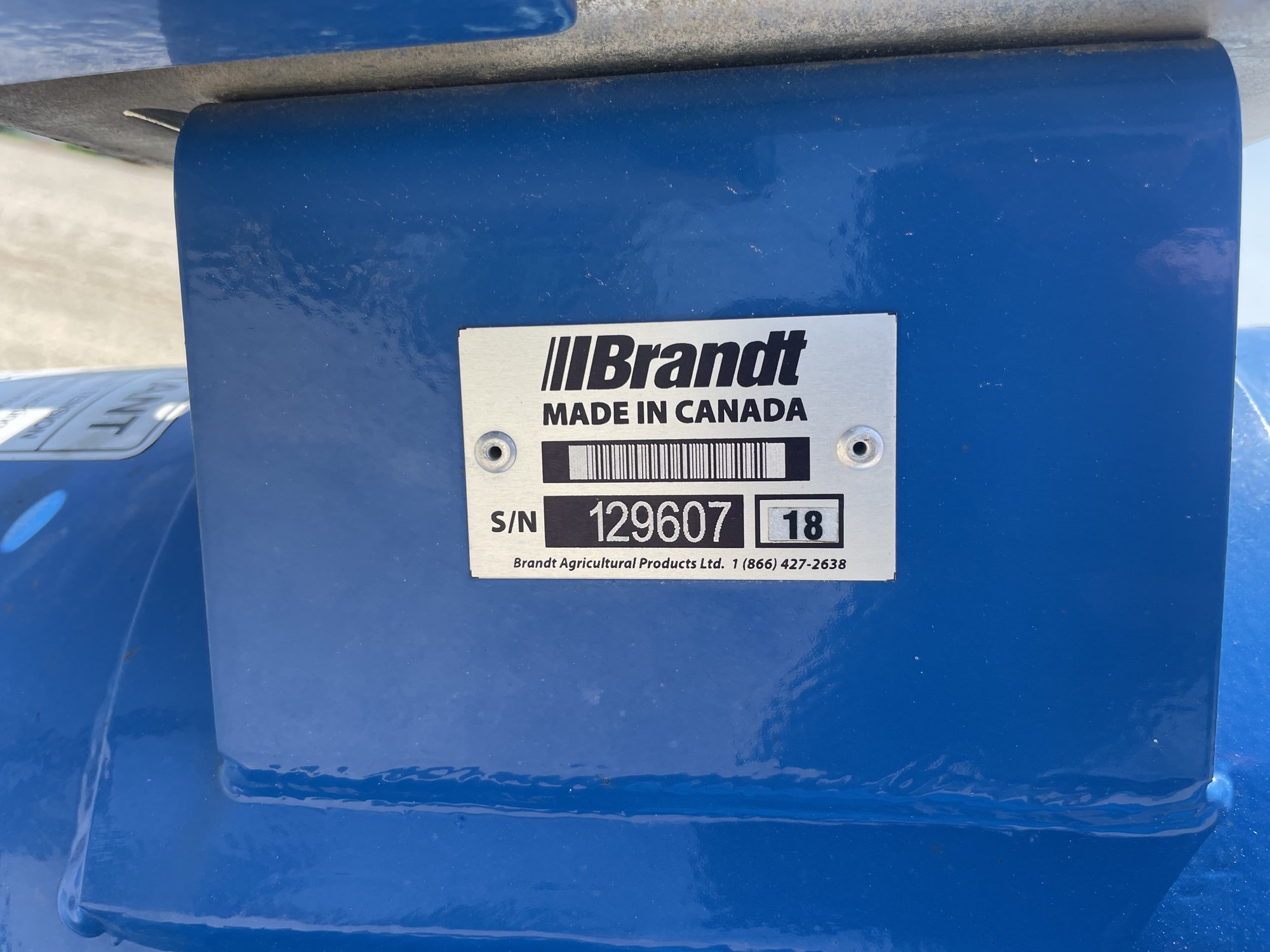 2018 BRANDT 1547LP GRAINBELT BELT CONVEYOR