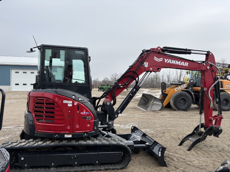 2025 YANMAR VIO55-6A MINI EXCAVATOR WITH BLADE