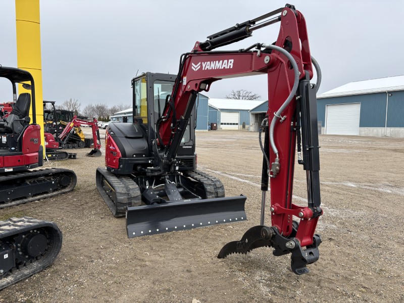 2025 YANMAR VIO55-6A MINI EXCAVATOR WITH BLADE