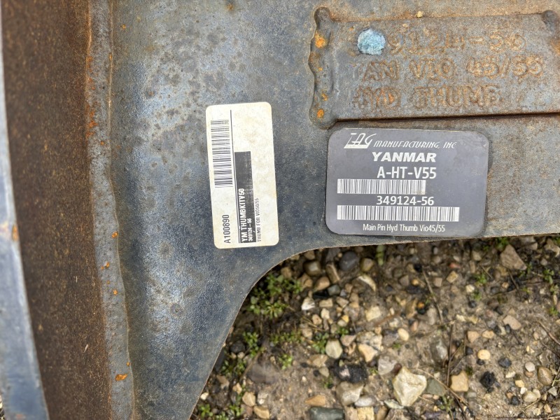 2025 YANMAR VIO55-6A MINI EXCAVATOR WITH BLADE