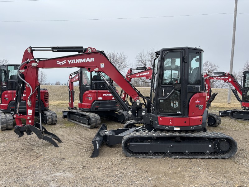 2025 YANMAR VIO55-6A MINI EXCAVATOR WITH BLADE