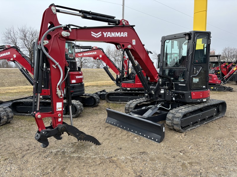 2025 YANMAR VIO55-6A MINI EXCAVATOR WITH BLADE