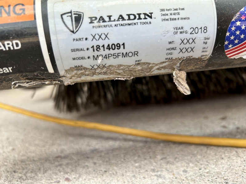 2018 PALIDIN SWEEPSTER ROTARY BROOM FOR GRASSHOPPER