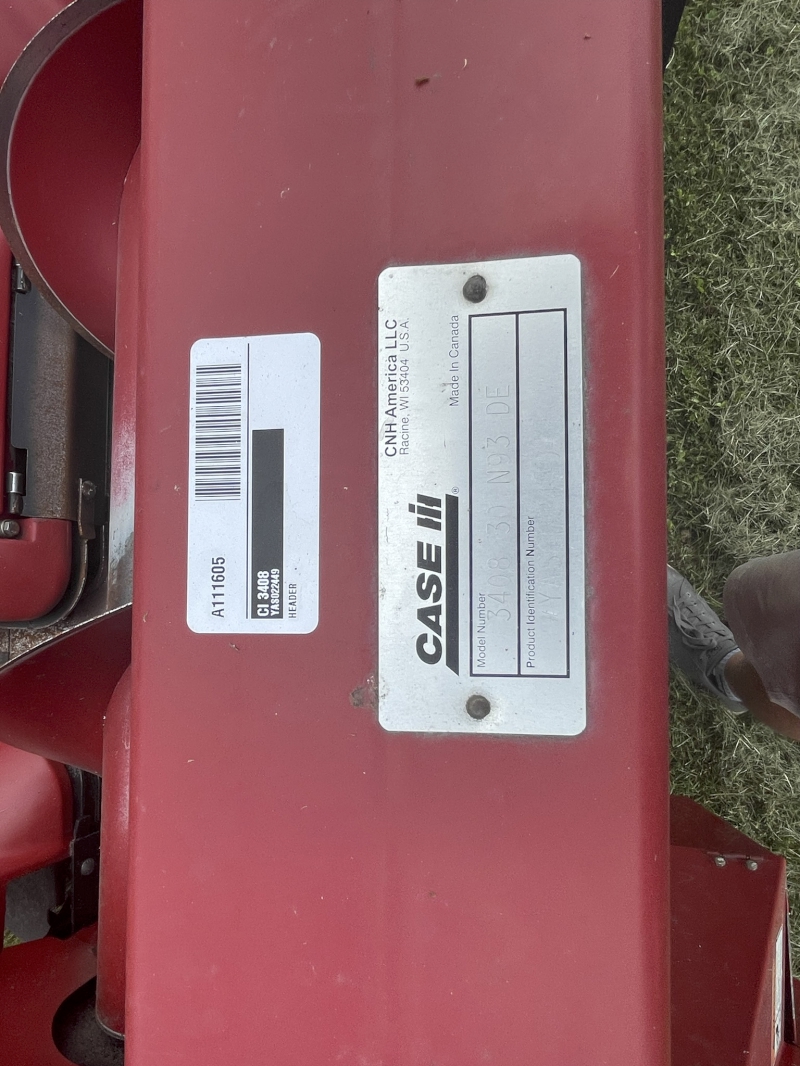 2010 CASE IH 3408 NON-CHOPPING CORN HEAD