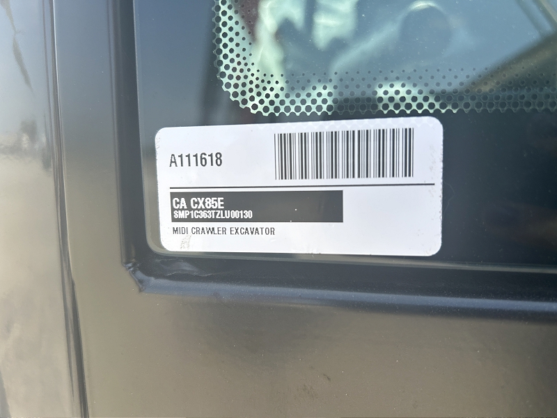 2025 CASE CX85E MIDI EXCAVATOR