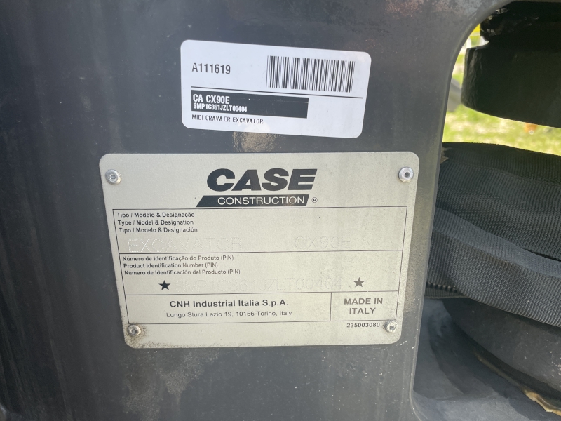 2026 CASE CX90E MIDI EXCAVATOR