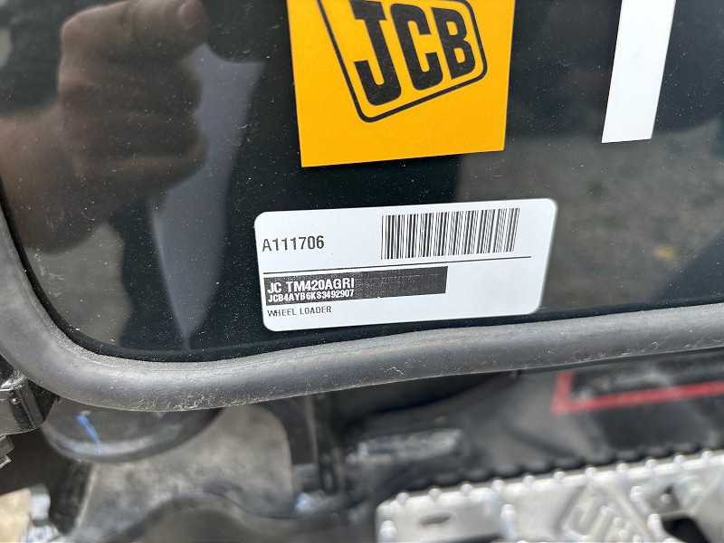 2025 JCB TM420 AGRI TELESCOPIC WHEEL LOADER