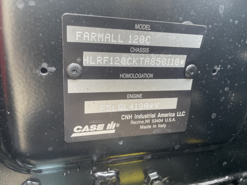 2026 CASE IH FARMALL 120C TRACTOR