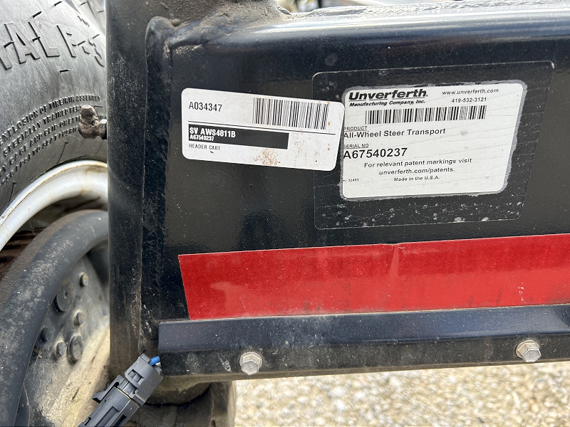 2021 UNVERFERTH AWS4811B HEADER CART