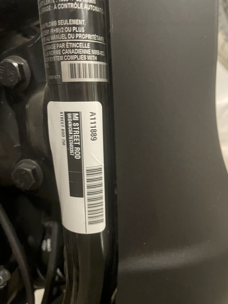 Motorcycles  2019 HARLEY DAVIDSON XG750A STREET ROD MOTORCYCLE Photo