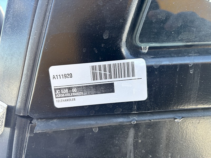 2026 JCB 538-60 AGRI PLUS LOADALL TELEHANDLER