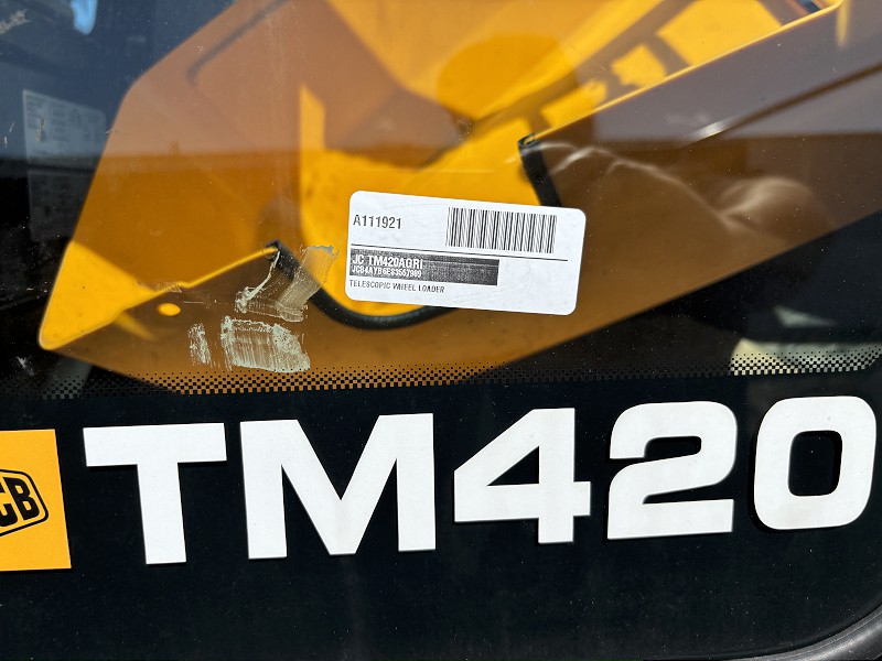 2026 JCB TM420 AGRI TELESCOPIC WHEEL LOADER