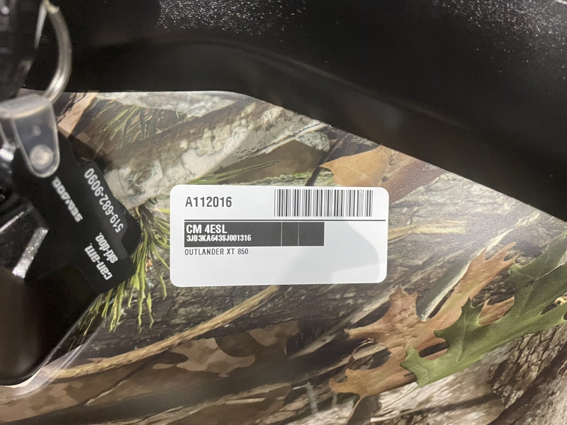 ATV & Utility Vehicles  2025 CAN-AM OUTLANDER XT 850 ATV Photo