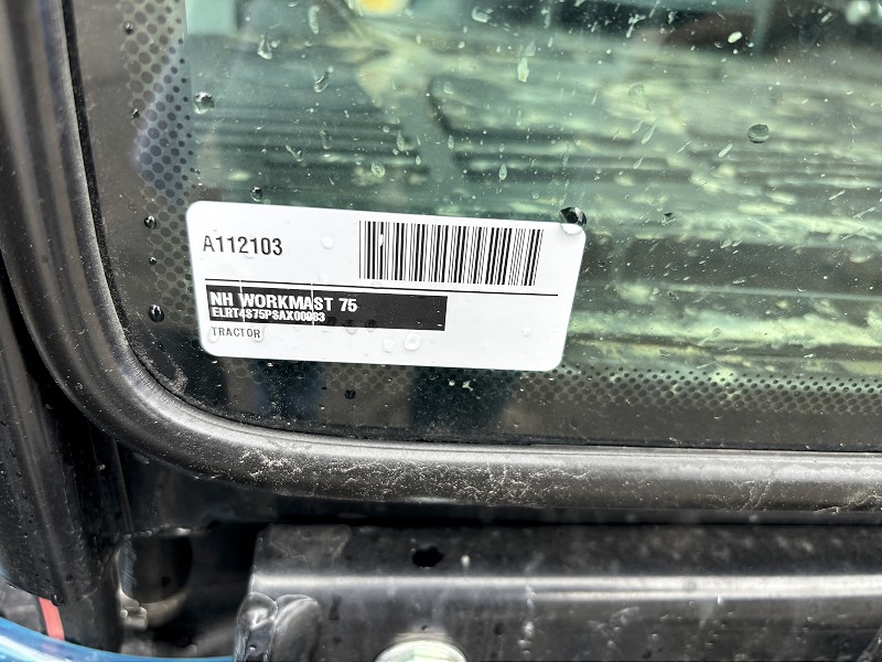 2026 NEW HOLLAND WORKMASTER 75 TRACTOR WITH LOADER