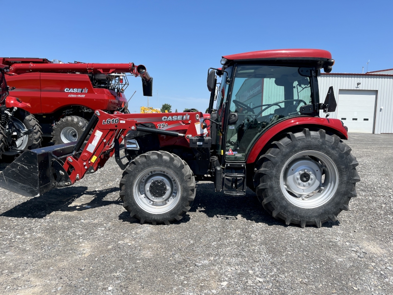 2022 CASE IH FARMALL 75A UTILITY CAB TRACTOR WITH LOADER