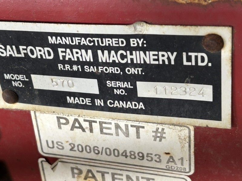 2011 SALFORD 570 VERTICAL TILLAGE