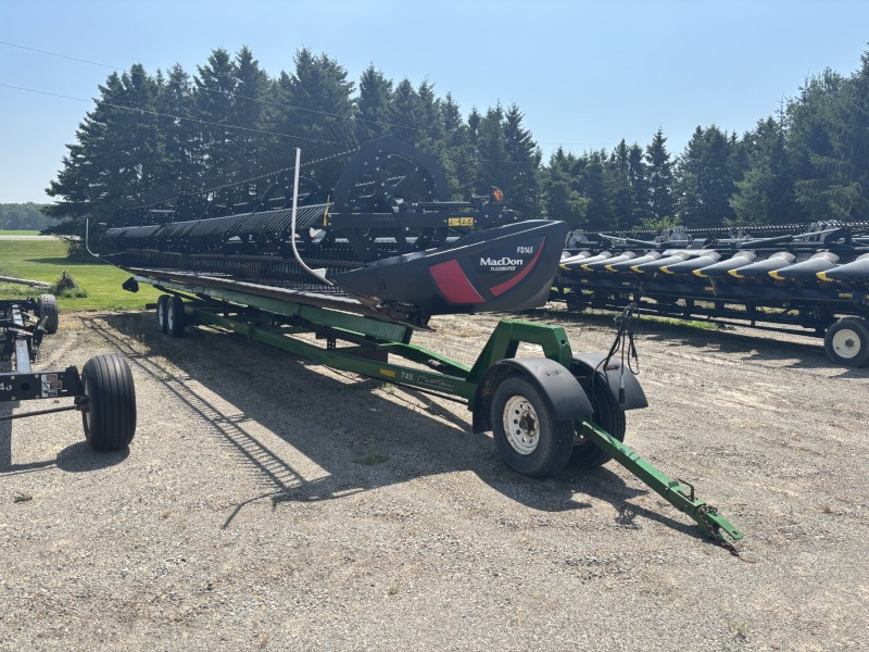 2020 MACDON FD145 DRAPER HEAD PACKAGE WITH HEADER CART