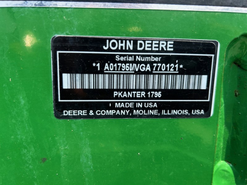 2017 JOHN DEERE 1795 MAXEMERGE 5E PLANTER