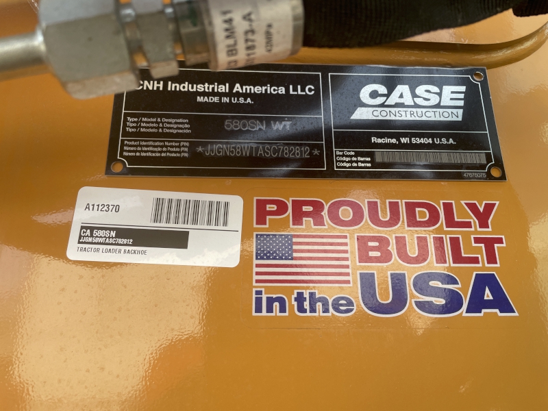 2026 CASE 580SN WT SUPER N WT CONSTRUCTION KING TRACTOR LOADER BACKHOE