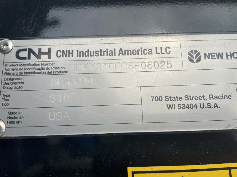 2026 NEW HOLLAND GUARDIAN SP310F SELF-PROPELLED SPRAYER