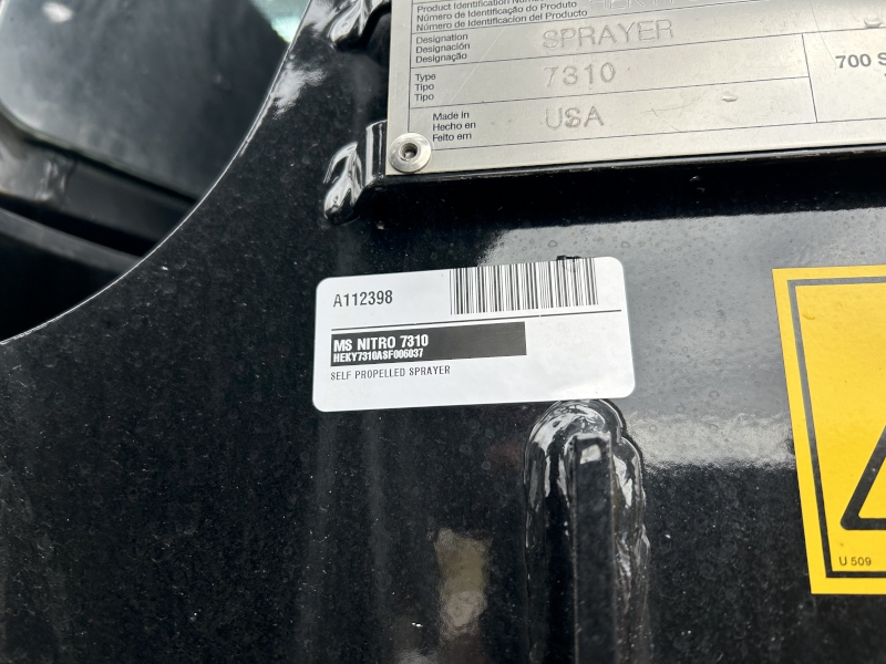 2026 MILLER NITRO 7310 FRONT BOOM SELF-PROPELLED SPRAYER